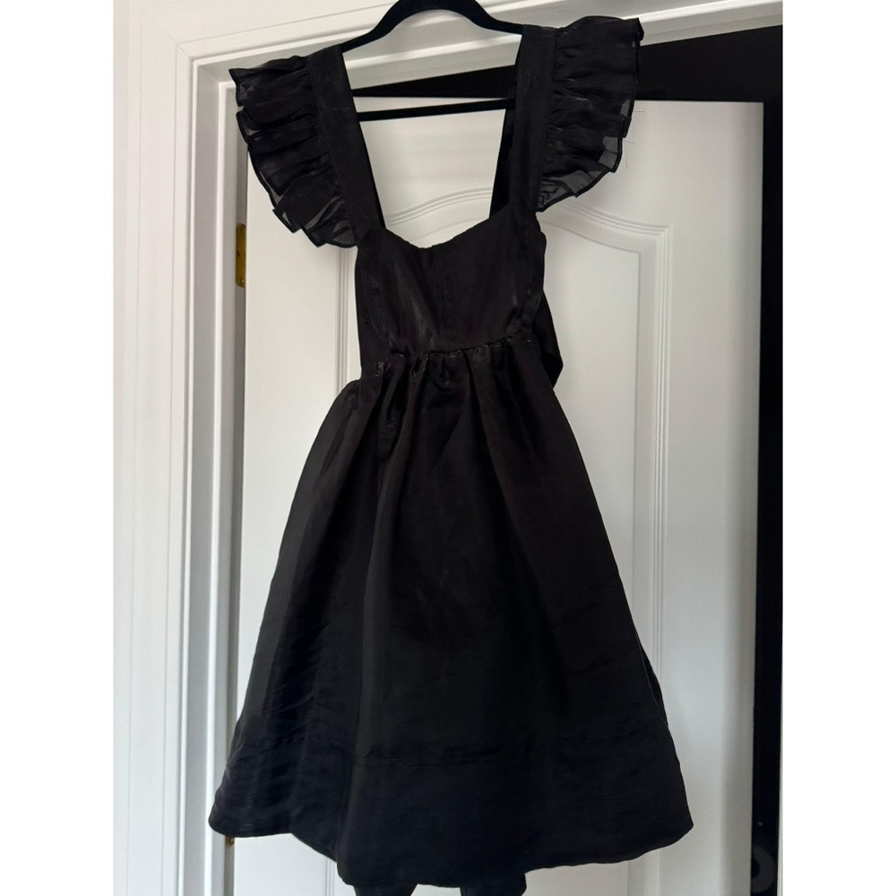 Alter’d State Black Dress with Ruffled Straps